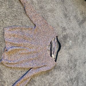 Multi-colored, knit sweater, ultra flirt from Macys, size small, stretchy